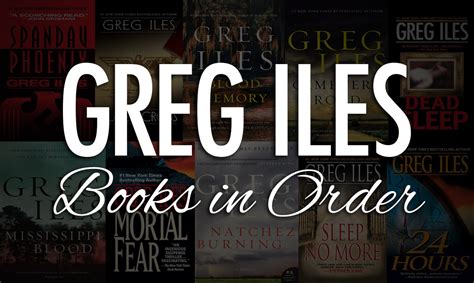 do you need to read greg iles books in order