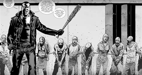 does negan die in the comics does negan's character arc truly conclude?