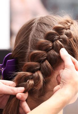 how to do one french braid on yourself and why it's important to keep your hair tied up in the morning